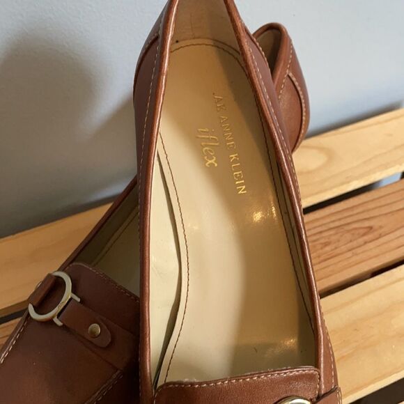 Anne Klein iflex Feller Square Toe Heel Sz 7.5 - Picture 2 of 6